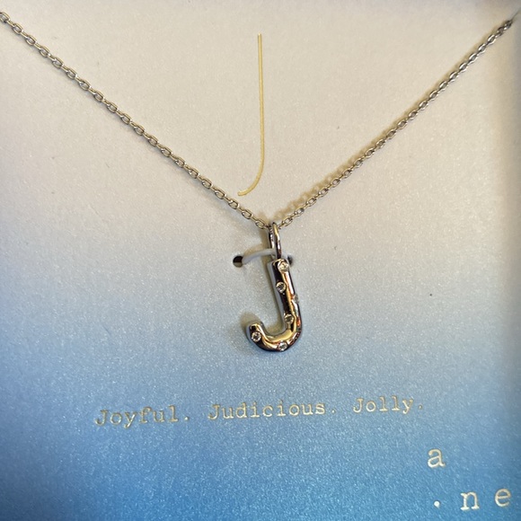 NEW a new day letter J necklace - Picture 4 of 4